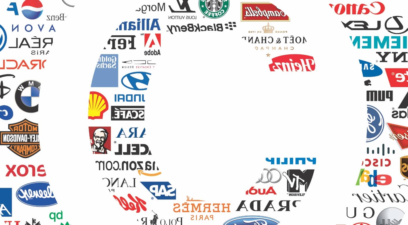 Copyright Symbol Made of Logos