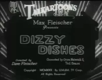 Dizzy Dishes Title Screen