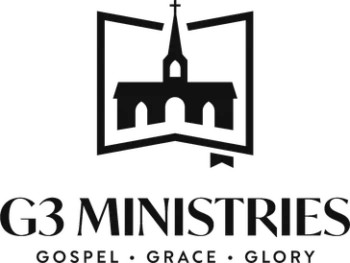 Logo for G3 Ministries Gospel, Grace, Glory